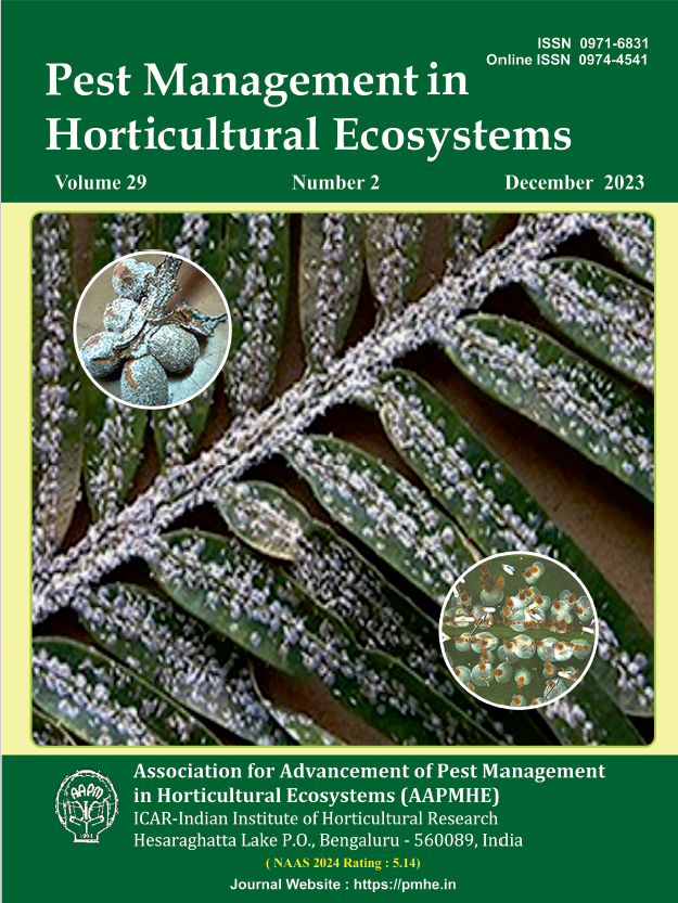 					View Vol. 29 No. 2 (2023): Pest Management in Horticultural Ecosystems
				