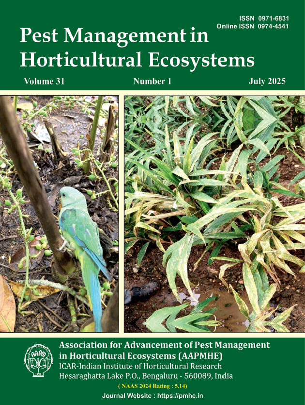 					View Vol. 31 No. 1 (2025): Pest Management in Horticultural Ecosystems
				